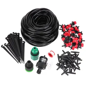 

25m/20m/10m DIY Micro Drip Irrigation System Garden Hose Dripper Connector Kits Plant Automatic Watering Kits System