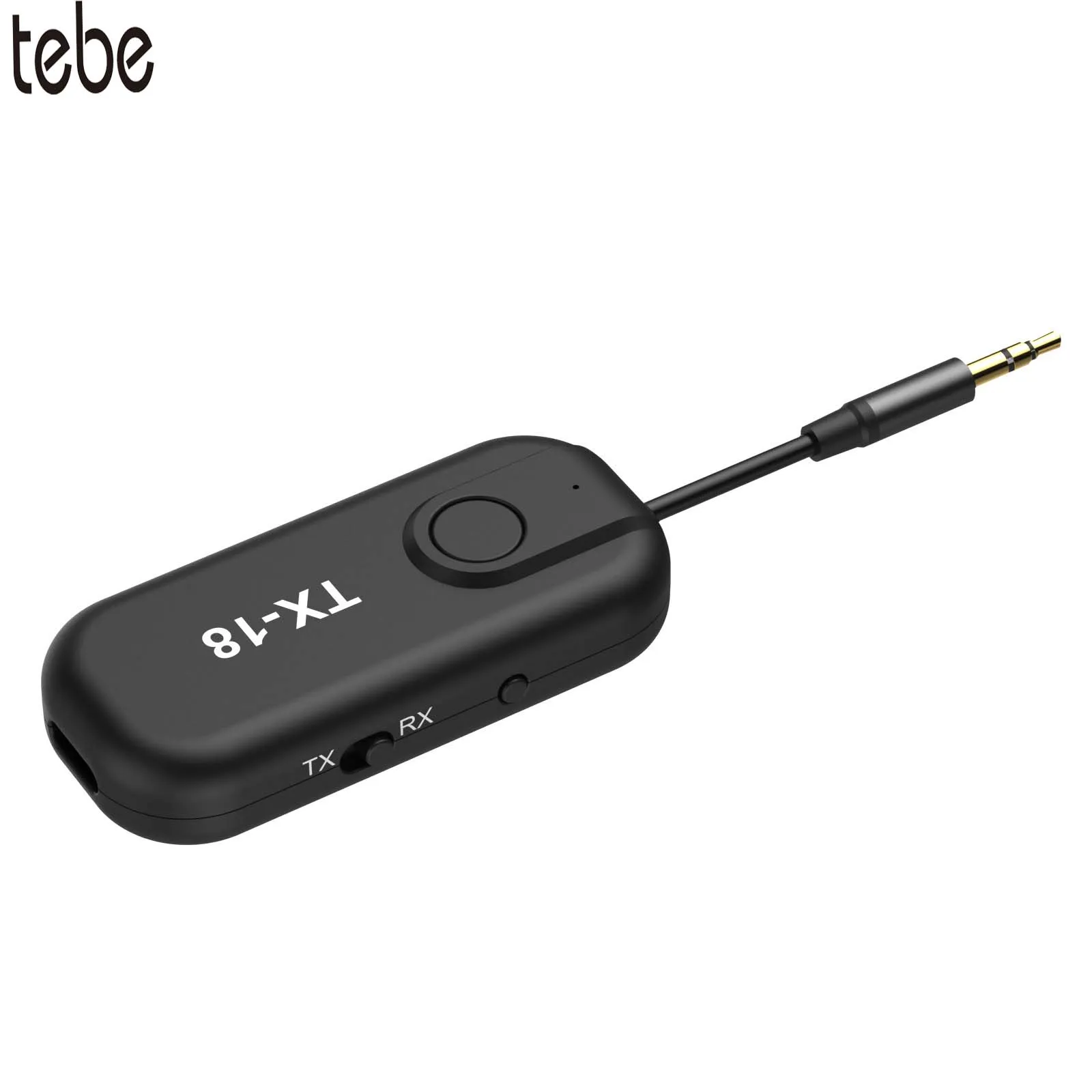 tebe 2 In 1 Bluetooth 5 0 Receiver Transmitter Wireless Audio Adapter Support APTX APTX LL 3 5mm AUX Jack for Car TV Headphones