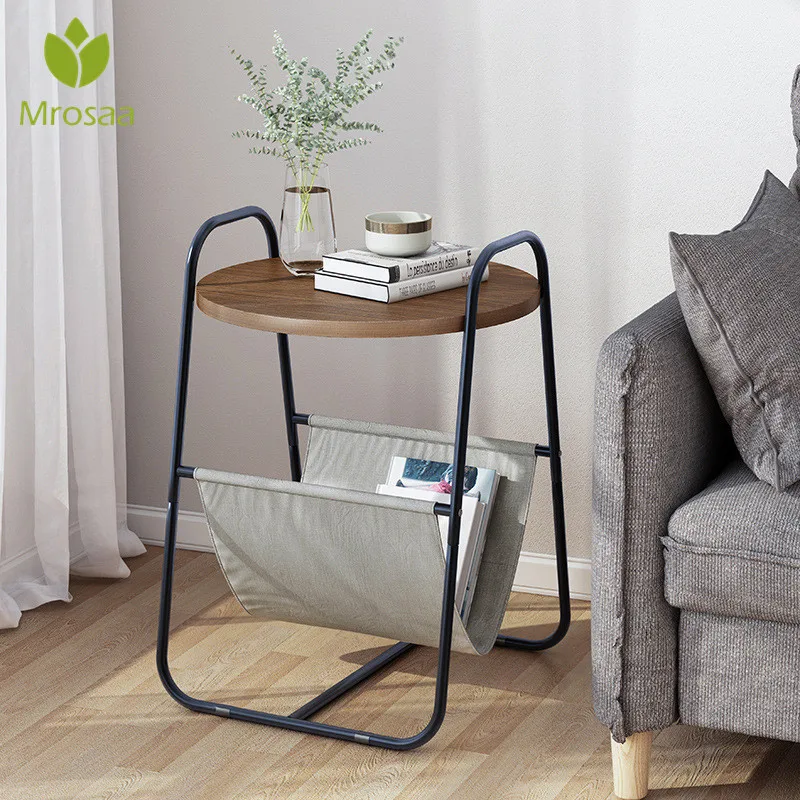 

Creative Nordic Metal Round Coffee Table A-Type Storage Rack Tea Fruit Snack Service Plate Tray Home Living Room Bed Sofa Side