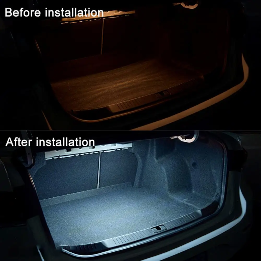 New 10 LEDs Car Interior Reading Light, Rechargable Push Light, Stick On Anywhere LED Night Light, Tail Box Lights Wholesale CSV