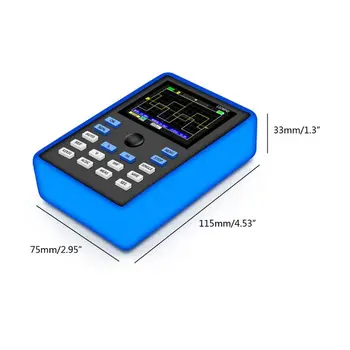 

DSO1C15 2.4 Inch LCD Screen Handheld Digital Oscilloscope 500MS/s Rate 100MHz N1HF