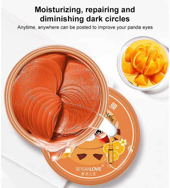 24K Gold Collagen Moisturizing Eye Patches Anti-Wrinkle Anti Aging Eyes Masks Whitening Nourish Skin Care Gel Cosmetics