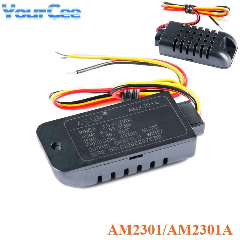 TECNOIOT 1 Pcs DHT21 AM2301 Modulo Sensore di Temperatura e Umidità Relativa Uscita Digitale