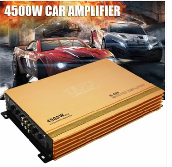 

12V 4500W Car audio power amplifier four channel high power amplifier can be equipped with four speakers H-608 power amplifier