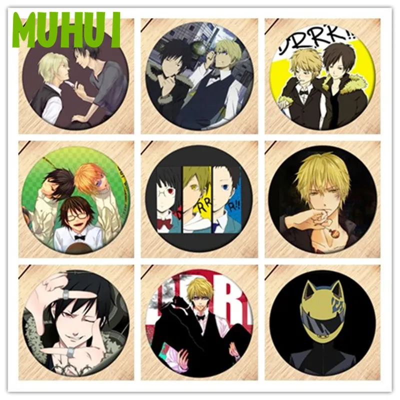 

Free Shipping Anime DuRaRaRa!! Brooch Pin Badges For Clothes Backpack Decoration Children's gift B017