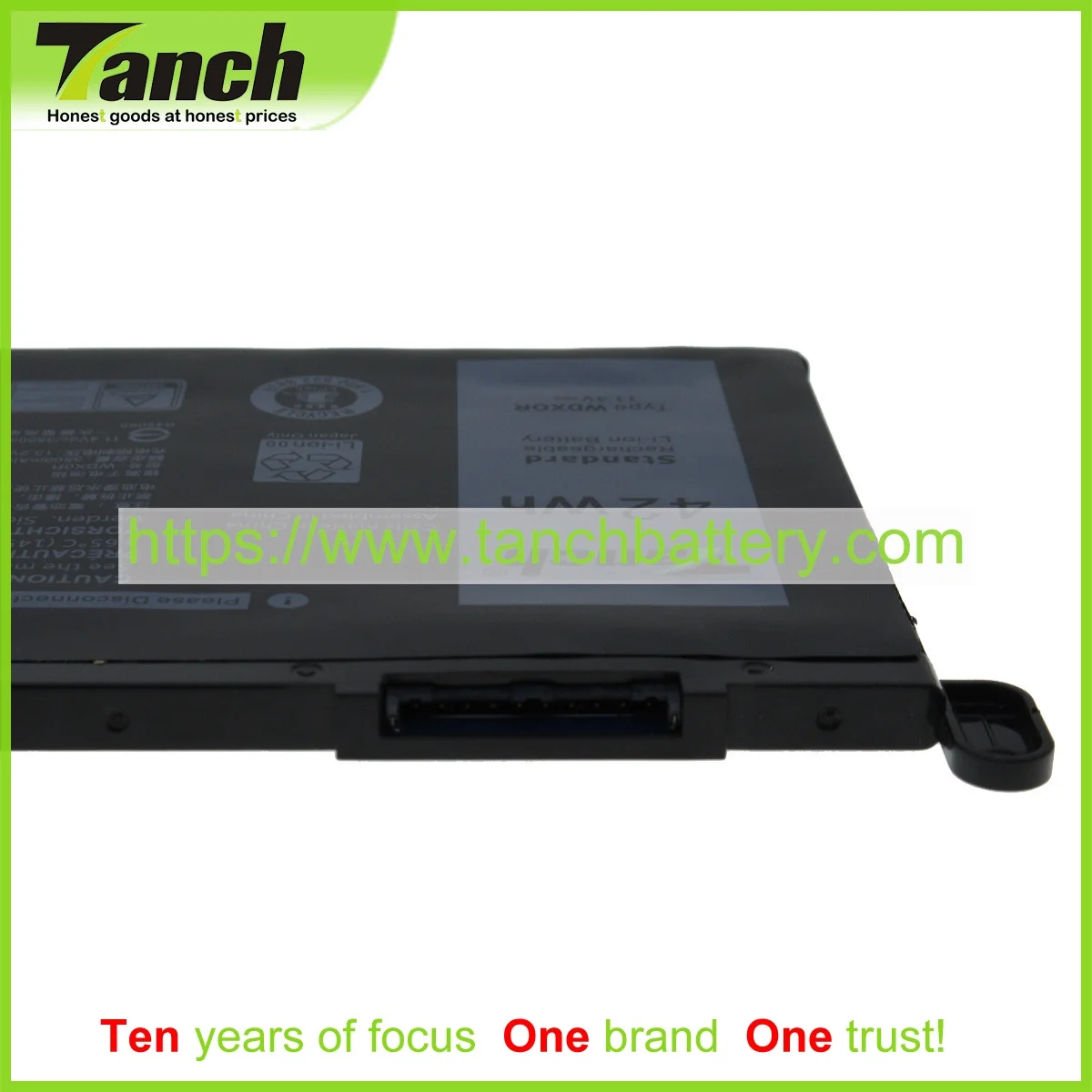 Baterias de Laptop para Dell Tanch Wdx0r P58f P32e001 03crh3 8yprw Fc92n 0 0y3f7y P62f P26t00111.4or11.46v 3cel P66f001 P69g P74g - Imagem 3