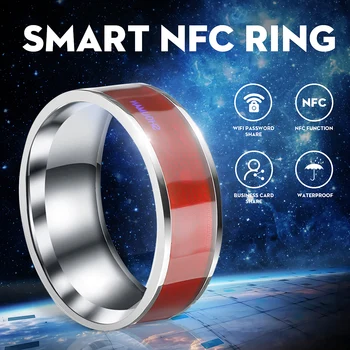 

1aWaterproof Unlock Health Protection Smart Ring Wear New Technology Magic Finger NFC Ring For Android Windows NFC Cell Phone