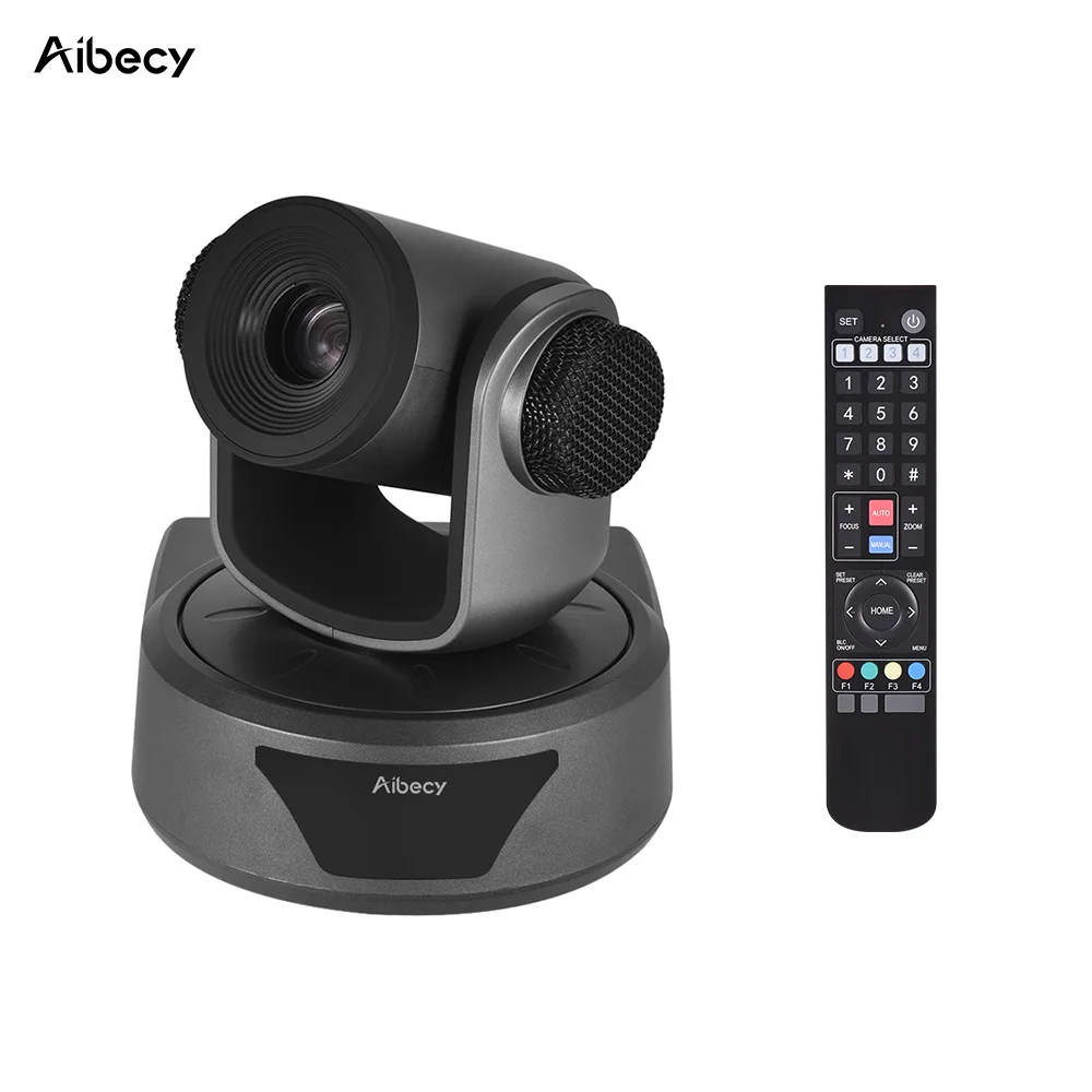 

Aibecy HD Video Conference Cam Camera Full HD 1080P Auto 20X Optical Zoom with 3.0 USB Web Cable Remote Control