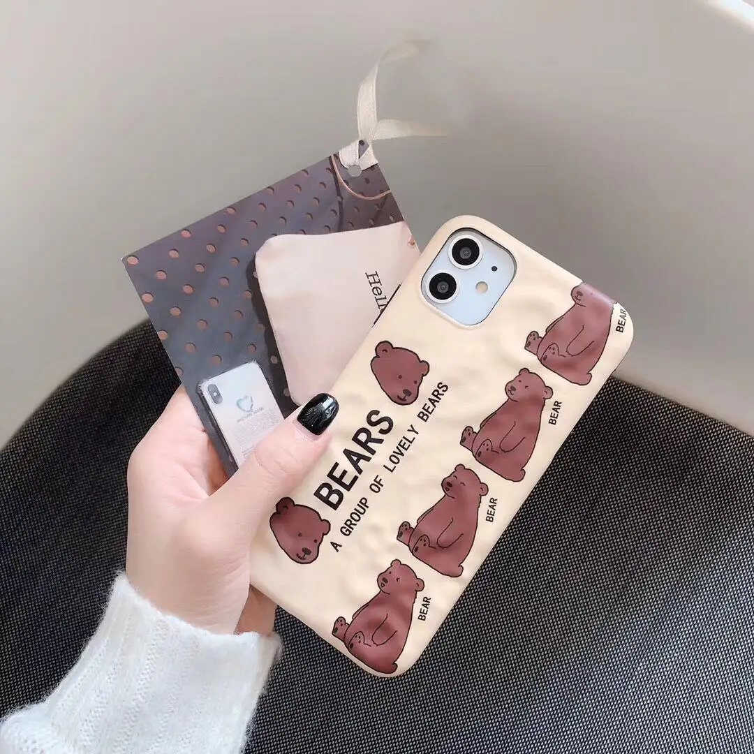 Луна текстура иллюстрация женский мобильный корпус подходит для iphone/6/7/8/s/xr/xs/11 promax/милый рисунок - Цвет: Золотой