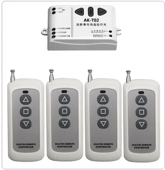 

20-500M AC 110V 220V intelligent digital RF wireless remote control switch system for projection screen/garage door/blinds