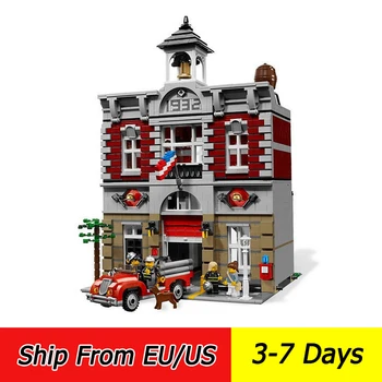 

15004 Creator Fire Brigade 2231Pcs Street View Model Building Blocks Bricks 84004 84006 15037 15042 99009 Toys 84001 84002 84003