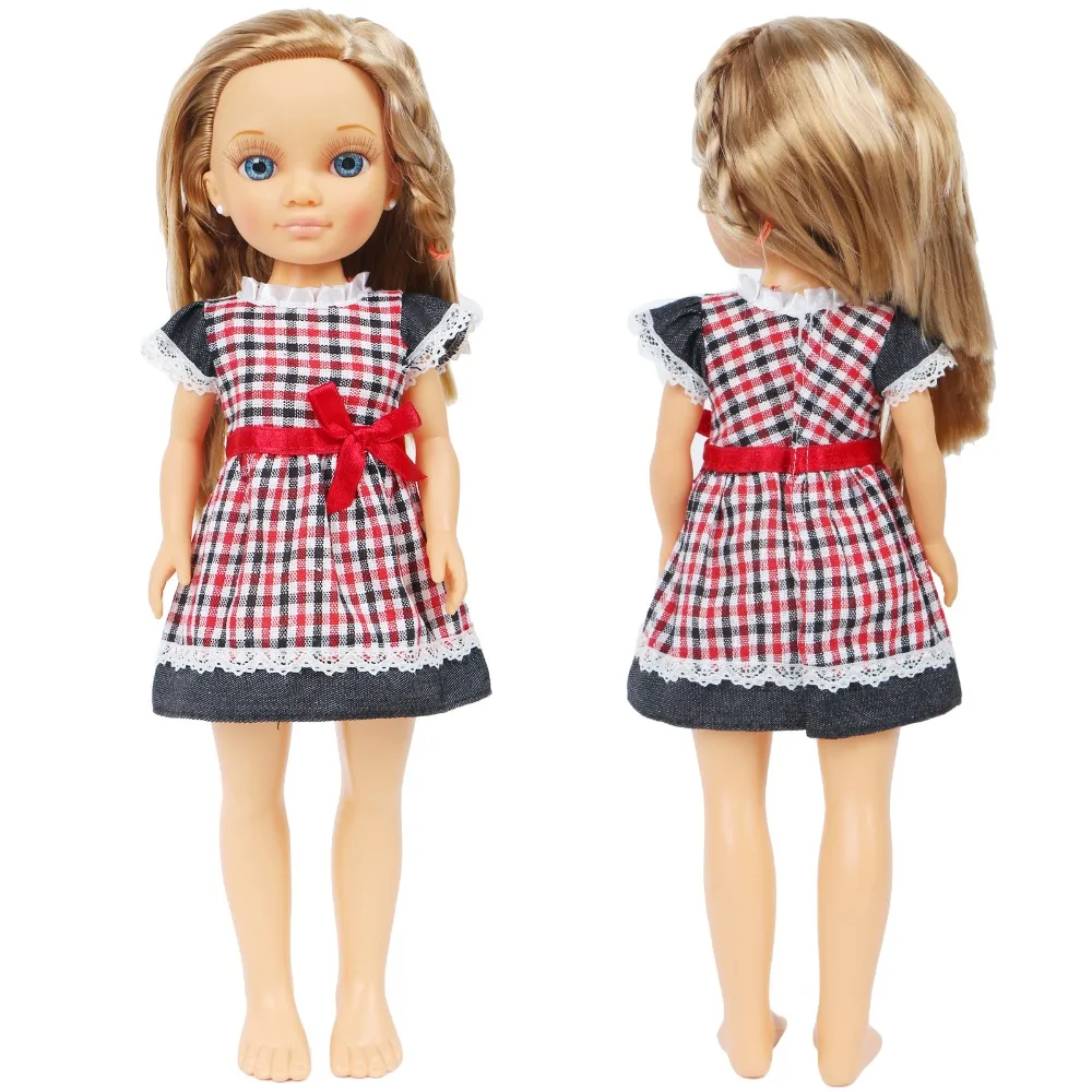 Модное разноцветное платье; смешанный стиль; повседневная одежда; блузка; юбка; аксессуары; Одежда для куклы Нэнси; 1" ; кукла; детская игрушка