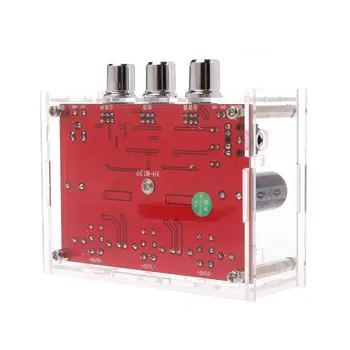 

TPA3116 D2 12-24V 50Wx2+100W 2.1 Subwoofer Power Channel Digital Audio Amplifier Board with Acrylic Shell D08A