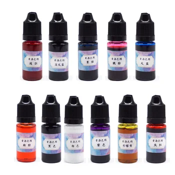 

11 Colors Epoxy Resin Pigment Liquid Colorant Dye Ink Diffusion Jewelry Making