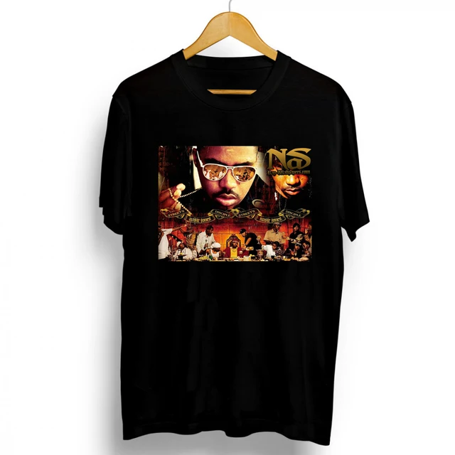 T Shirt for Men Fashion Tops Rapper Nas 