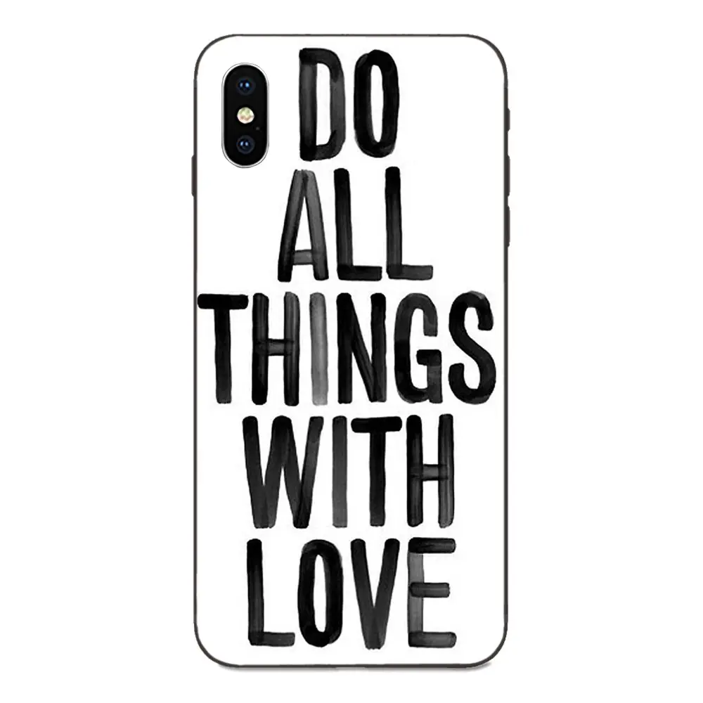 Простая английская фраза слова вдохновляющая о любви для Apple iPhone 4 4s 5 5S SE 6 6S 7 8 Plus X XS Max XR мягкий чехол