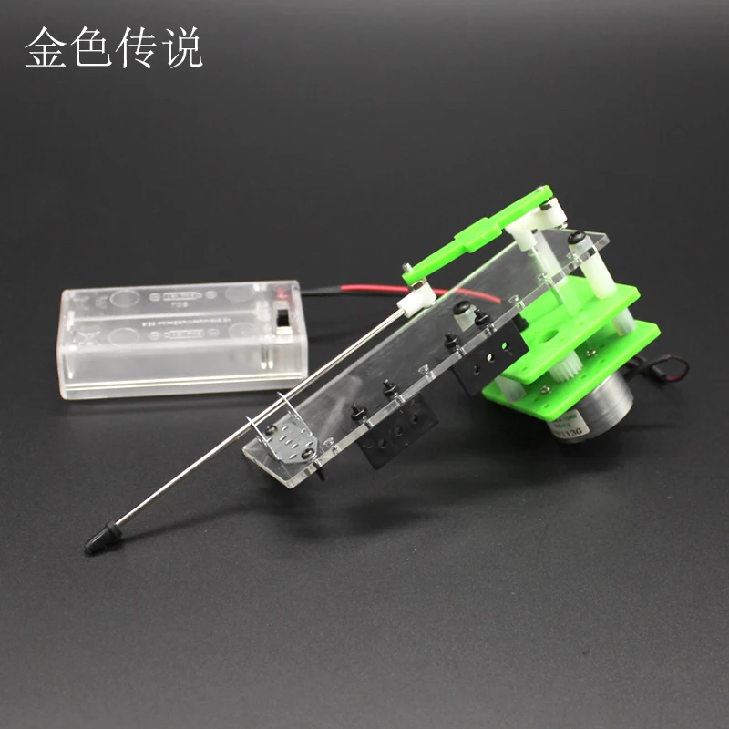 

Reciprocating model Maker DIY electric motor drive toy crank curved wheel linear motion model