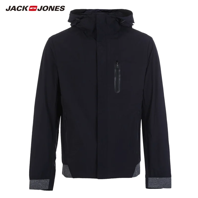 JackJones Мужская куртка с капюшоном спортивная короткая куртка мужская одежда 218321510