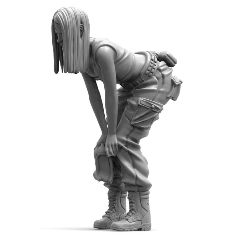 

1/35, Urbana, GIRLS in ACTION, Resin Model figure, GK, Unassembled and unpainted kit