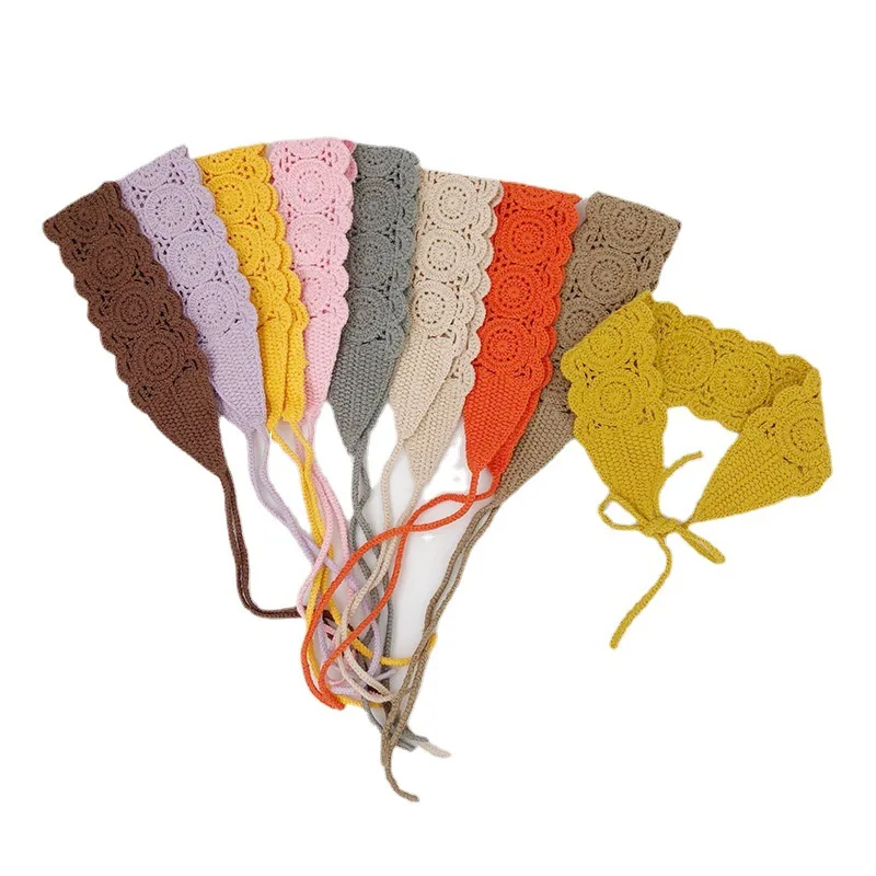 Baby Headband Girls Hollow Hairbands Woolen For Children Candy Color Head Band Infant Spring Summer Hair Accessories Korean hair accessories hair bands hair headband accessories baby headband set