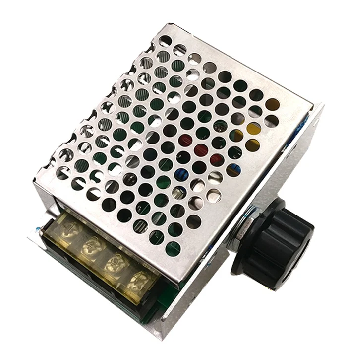 

With fuse 10-220V 4000W SCR high-power electronic voltage regulator Module Speed dimming speed control temperature control modul