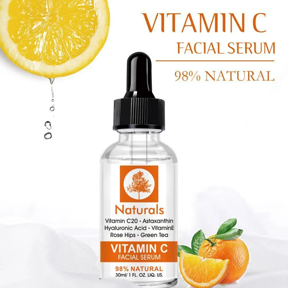 1pc Vitamin C Serum For Face Cream Shrink Pore Green Oil Whitening Moisturizing Control Repair Acne Skin B7S7 1pc Vitamin C Serum For Face Cream Shrink Pore Green Oil Whitening Moisturizing Control Repair Acne Skin B7S7