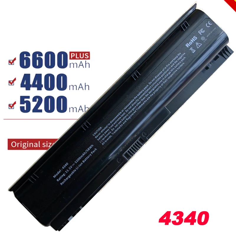 [Специальная цена] Аккумулятор для ноутбука HP ProBook 4340s 4341s Φ RC06 RC06XL Бесплатная