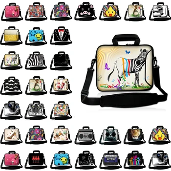 

2020 Capa Para Notebook Shoulder Carry Bag 12 13 15 17 inch Laptop Tablet 10 11.6 14 Chromebook Messenger Briefcase Handle Case