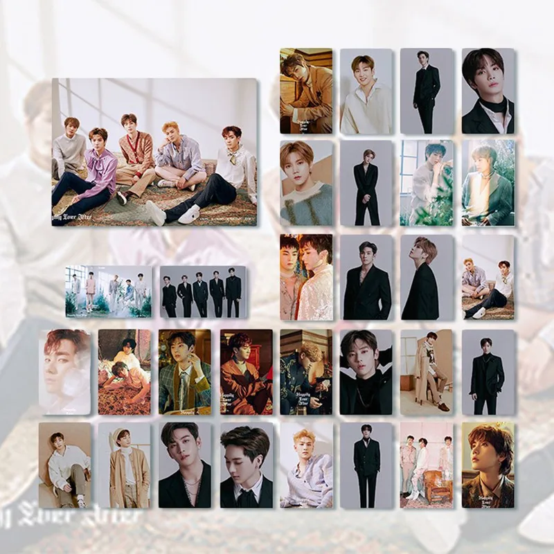 30 шт./компл. KPOP NUEST Lomo карты фото карты липкие фотокарты плакат подарок для звездного концерта веера для вечеринок подарок