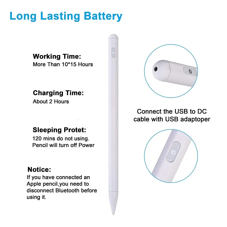 Стилус для IPad Pencil 2 с отводным стилусом Apple 9 7 2018 Pro 11 12 Air 3 10 5 2019 Mini 5|Стилусы