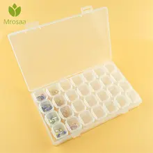 28 Slots Diamond Painting kit Adjustable Plastic Storage Box Nail Art Rhinestone Tool Bead Storage Box Case Organizer Holder kit