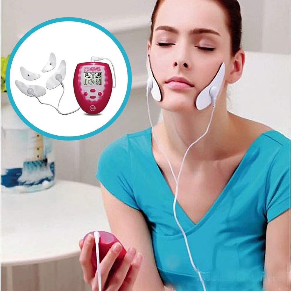 Facial Lifting Jaw Line Exerciser Face Massager Slimming Body Massage Muscle Stimulation Device Fat Burner Electric Slimming