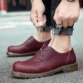 

2020 Male Formal Shoes Black Brown Fashion Dress Shoes New Trendy England Business Footwear Lace Up Casual Shoes Big Size 48 47