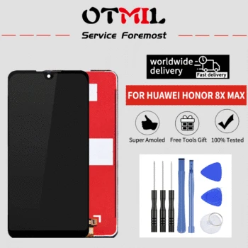 

Otmil For HUAWEI Honor 8X Max LCD Display Touch Screen For HUAWEI Honor 8X Display JSN-L22 JSN-L21 ARE-AL00 For Honor8x LCD@