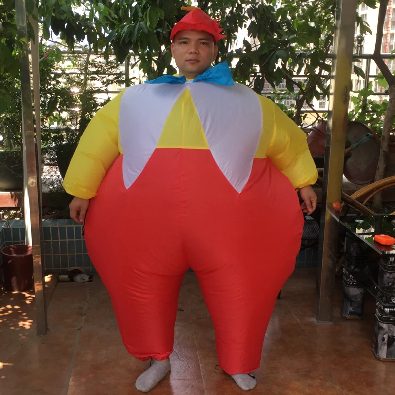 Inflatable Dumm Dee Costume For Adult Fat Brother Inflatable Full Body Suit Halloween Walking Cosplay Party Fancy Dress Costume (3)