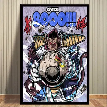 

Home Decor Prints Anime Dragon Ball Goku Painting Nordic Style Pictures Wall Art Modular Canvas Poster Modern Bedside Background