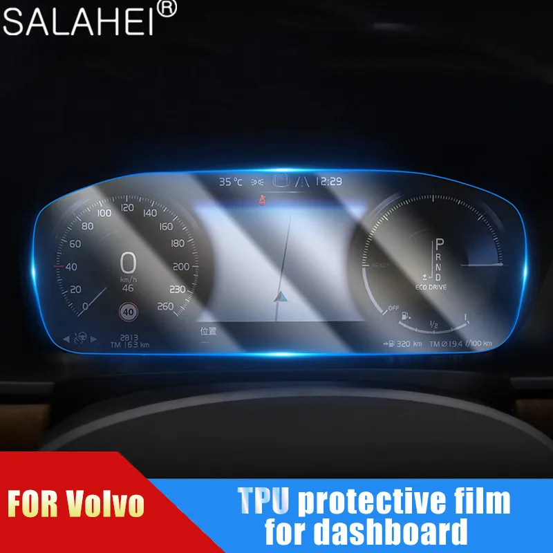 

Car Instrument Panel Screen Protector Film For Vovlo XC60 2018 2019 2020 S90 2017 2018 2019 Dashboard Membrane Protective Film