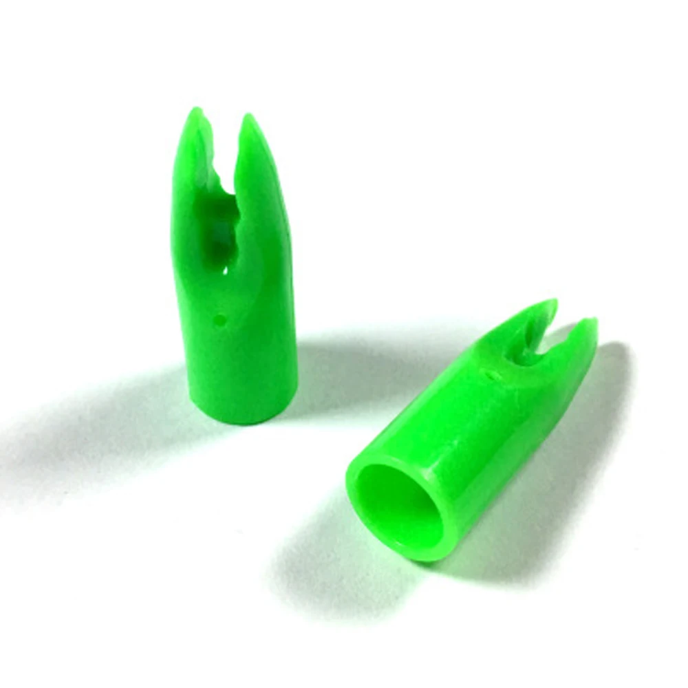 30pcs Archery Arrow Nocks Shaft OD 8mm Suitable For Wood Arrow Glass fiber Aluminium And Carbon Fiber 6 Color archery arrows archery arrow nocks