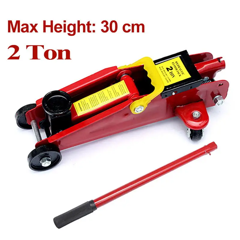 2tonne Hydraulic Heavy Duty Trolley Jack for Car Wheel Replacement Tool Quick Lift 