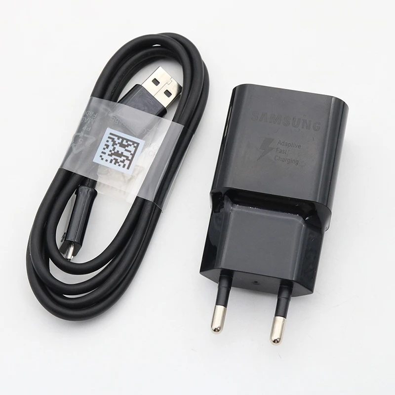 5v 3a usb c Original Samsung Fast Charger QC 3.0 charge adapter Usb cable For Galaxy M21 A10 J3 J5 j7 A3 A5 A7 2016 Note 2 4 5 S4 S6 S7 EDGE 65w usb c charger