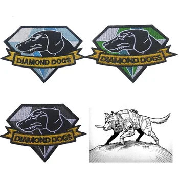 

Diamond Dogs Metal Gear Solid MGS Tactical Morale Patch for clothing and backpacks Embroidered Stickers military Emblem Badges