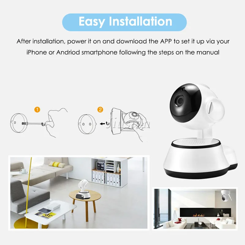 Wi-Fi IP CCTV мини-камера для домашнего наблюдения, ночное видение, пульт дистанционного управления, секретная видеокамера, безопасность, няня, микро камера, поддержка скрытой карты TF