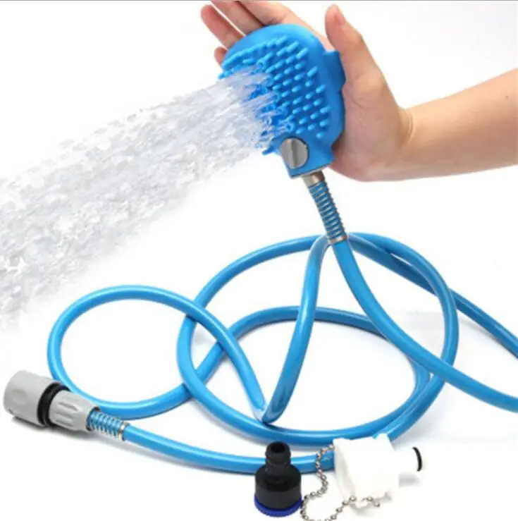 Pet Bathing Tool Comfortable Massager Shower Tool Cleaning Washing Bath Sprayers Dog Brush Pet Supplies Wholesale