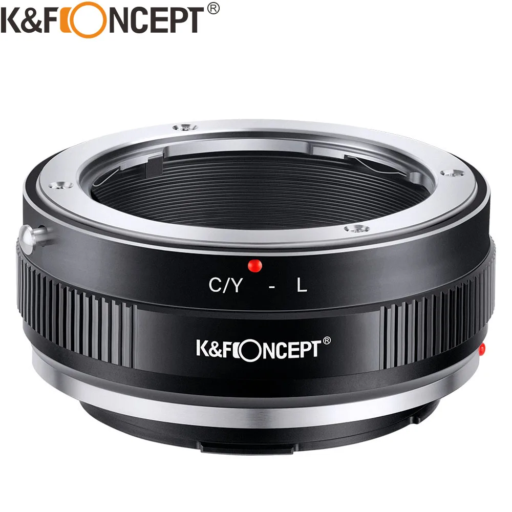 K&F CONCEPT C/Y-L C/Y CY Lens to L Mount Adapter Ring for Contax Yasika C/Y CY lens to Sigma Leica Panasonic L mount Camera