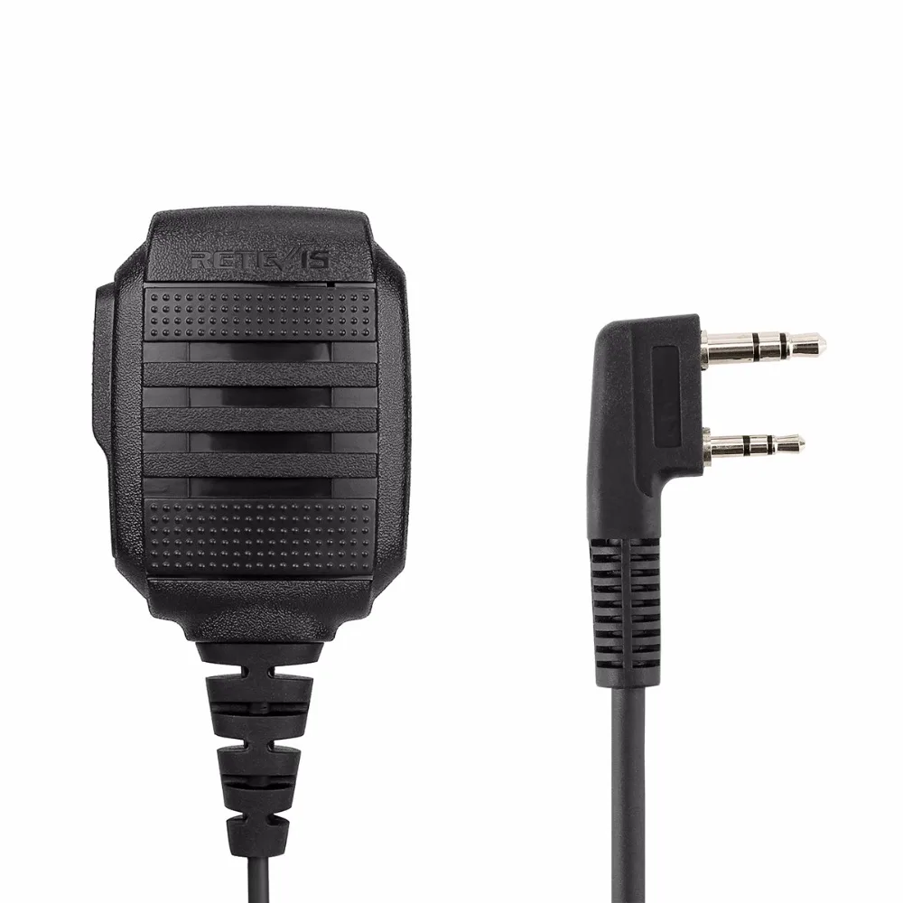 50 шт. RS-114 IP54 Водонепроницаемый Динамик Микрофон для Kenwood RETEVIS H777 RT3 RT22 Baofeng UV-5R рация C9060A
