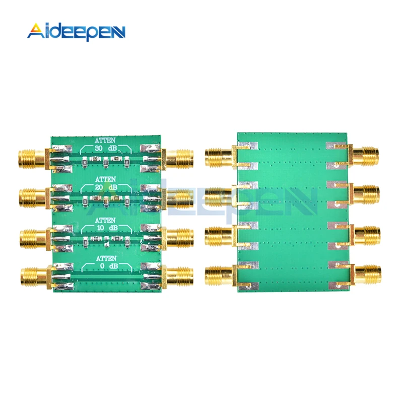 DC-4.0GHz RF Фиксированный аттенюатор Модуль платы SMA двойная Женская головка 0dB 10dB 20dB 30dB
