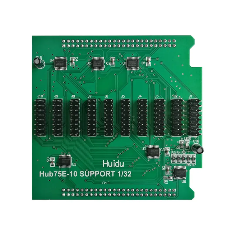 HUB75E HUIDU HUB75E-10 10 ׷ HUB75 ̽ Ʈ, LED Ʈѷ   , HUIDU C10 C30  huidu75E