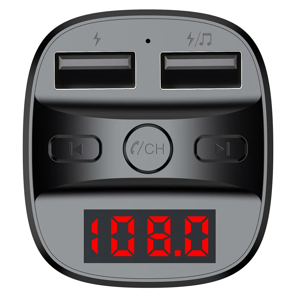Bakeey автомобильное зарядное устройство 2.1A двойной USB цифровой дисплей Bluetooth Быстрая зарядка зарядное устройство для iPhone XS Xiaomi Mi9 huawei P30 mate 30