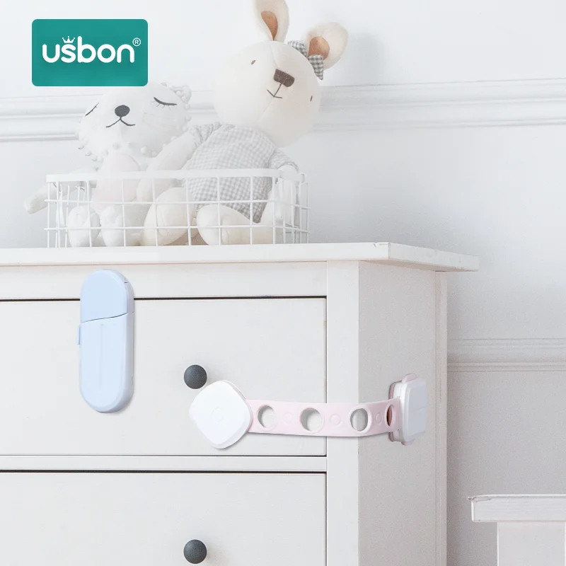 Usbon 6 шт./лот, Многофункциональный замок безопасности для детей, замок для двери шкафа, ящика, защитные замки, защита для детей, защита для детей