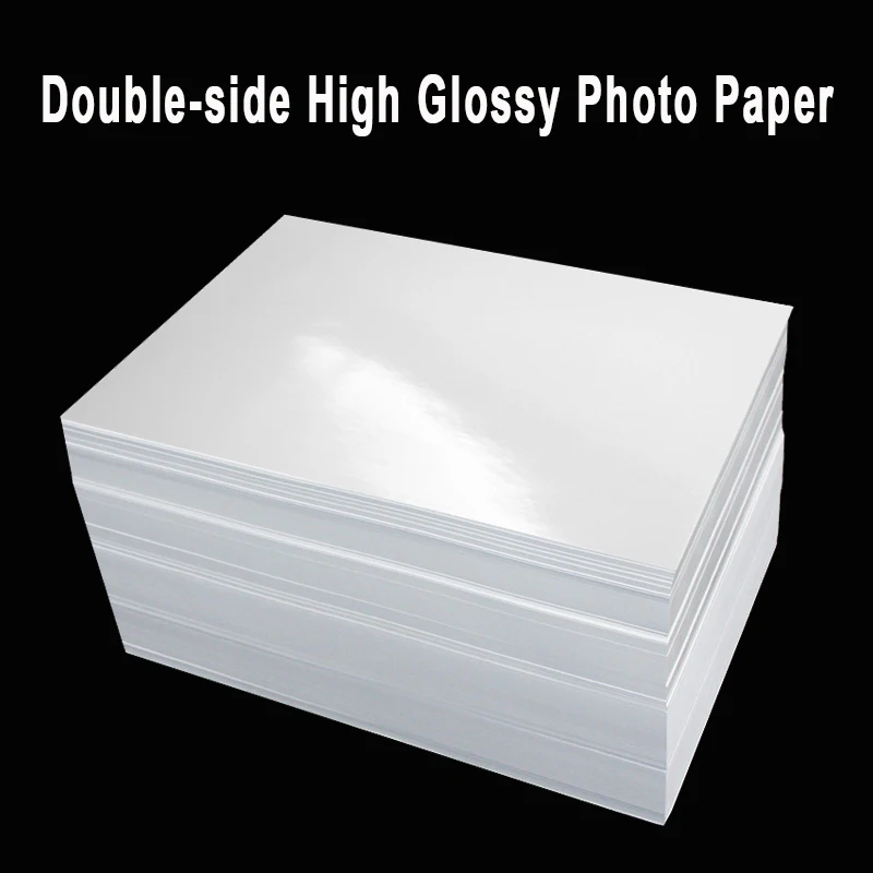 A4doublesidedhighglossyphotopaperforInkjetPrinter120g140g